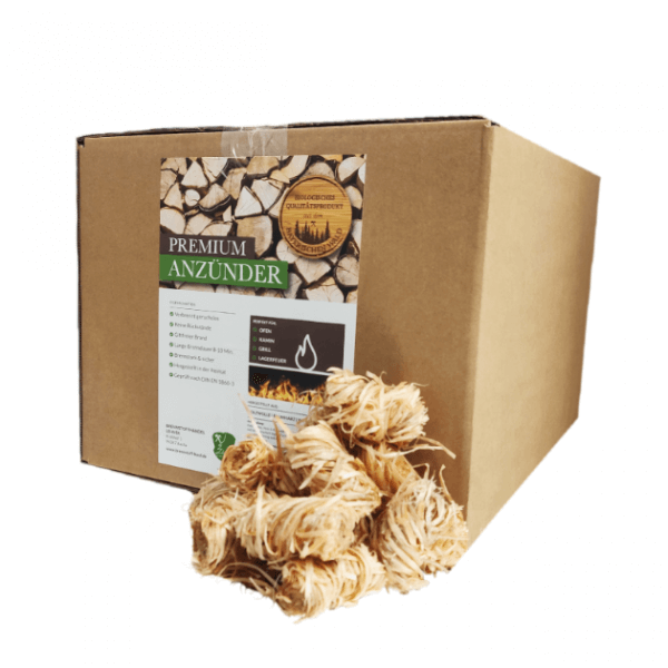 Premium Holzwolleanzünder "Vorratspack" 6,5 kg
